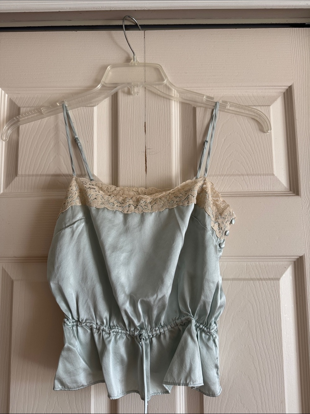 Aritzia Pippin Silk Camisole SOLD OUT agave green/sparkling champagne XS